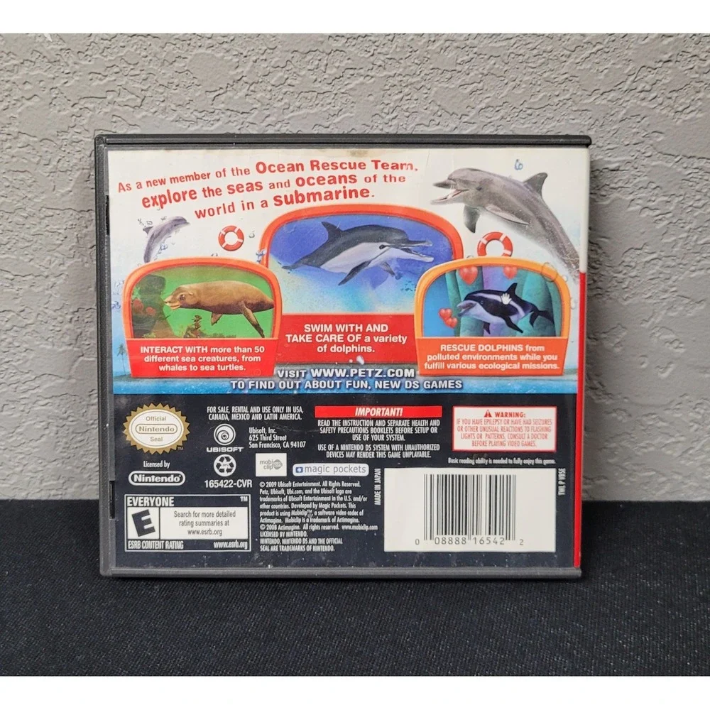 Petz Dolphinz Encounter (2009, Nintendo DS) Video Game